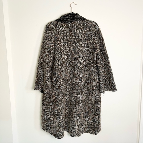 Bryn Walker Tweed Boucle Wrap Coat Womens XS - Picture 6 of 9